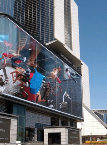 LED video wall rental and setup services Dubai